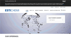 Desktop Screenshot of estichem.com